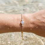 Copper Bracelet Lumina Three-Stone Slider Bracelet