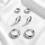 Copper Stud Earring Set Lumina Triple Hoop Earrings
