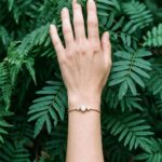 Copper Bracelet Lumina Three-Stone Slider Bracelet