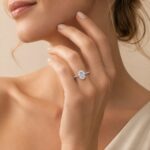 Brass Cubic Zirconia Solitaire Wedding Ring