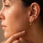 Copper Stud Earring Set Aurora Trio Earring Set