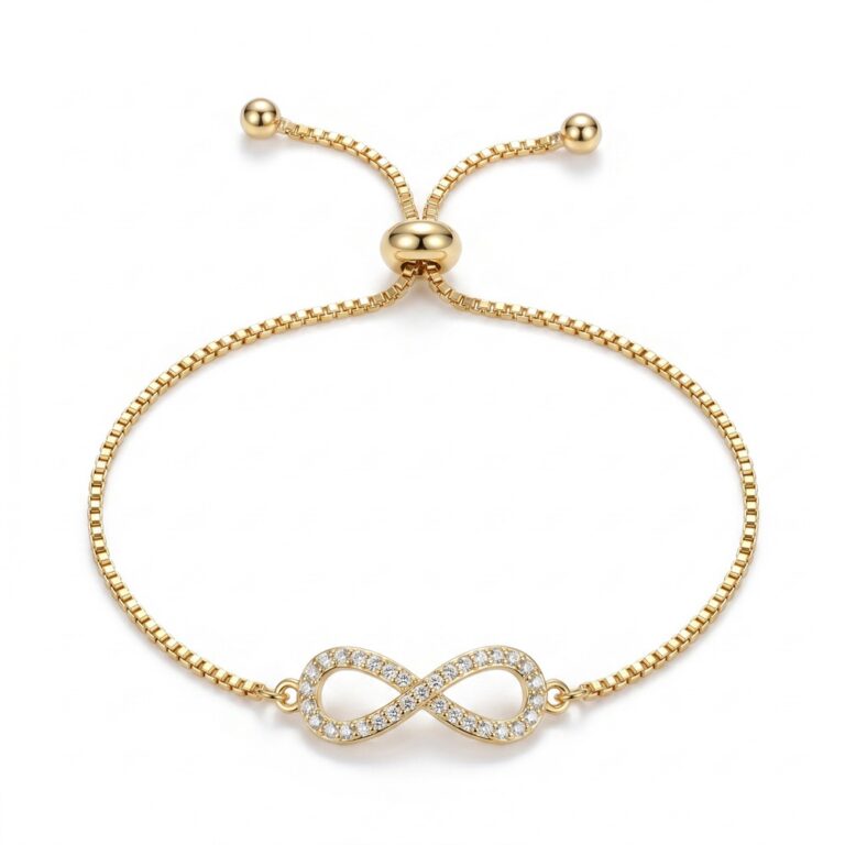 Copper Bracelet Lumina Infinity Slider Bracelet