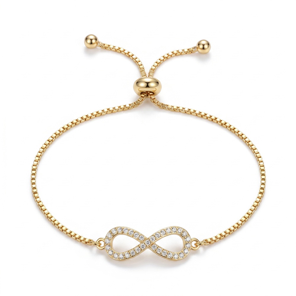 Copper Bracelet Lumina Infinity Slider Bracelet