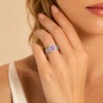 Brass Cubic Zirconia Solitaire Wedding Ring
