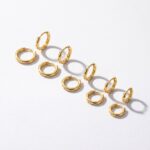 Copper Stud Earring Set Solistack Gradient Hoops