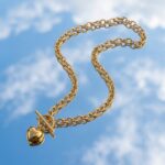 Stainless Steel Necklace Bold Love Toggle Necklace