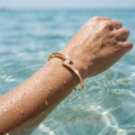 Copper Bracelet Lumina Cross Over Bangle