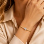 Copper Bracelet Brass Cubic Zirconia Adjustable Bracelet