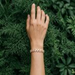 Copper Bracelet Marquise Luster Tennis Bracelet - 18K Gold Plated Copper Double Row Marquise CZ Bracelet